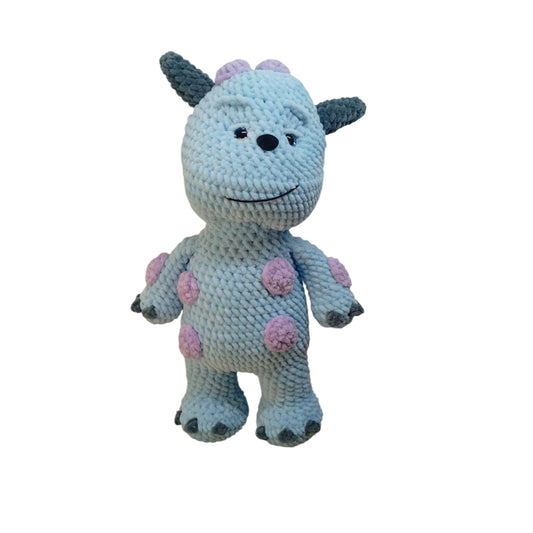 Ντίνο το Πλεκτό Δεινοσαυράκι Amigurumi | Happy Love Creation