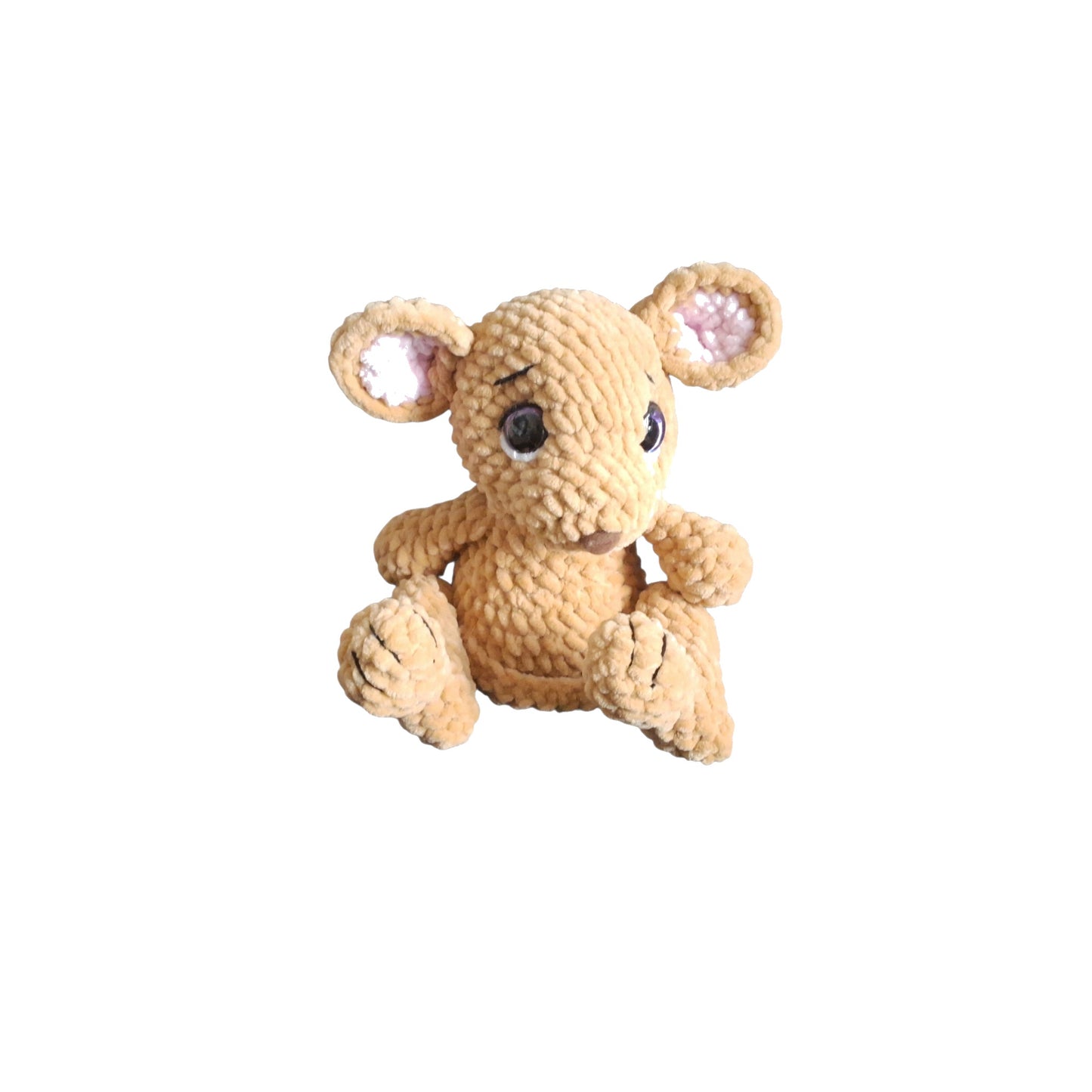 Κάγκου ο Μικρός Καφέ Φίλος Amigurumi 25εκ. | Happy Love Creation