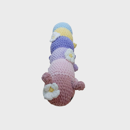 Χειροποίητη Κάμπια Αγκαλιάς «Κάντυ » 45cm – Happy Love Creation